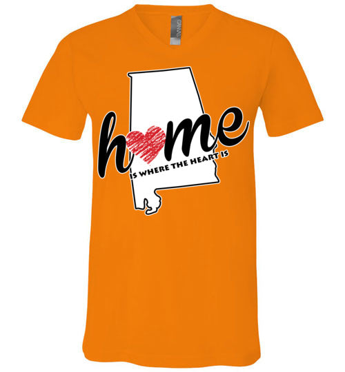 Alabama Home. Adult. Unisex Vneck