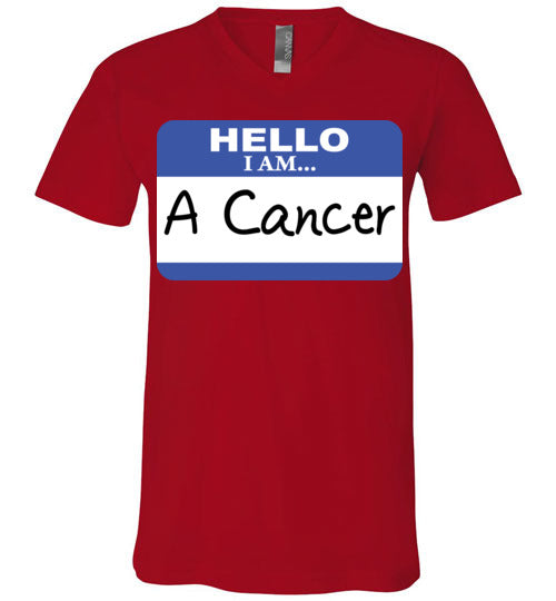 A Cancer. Adult. Unisex Vneck