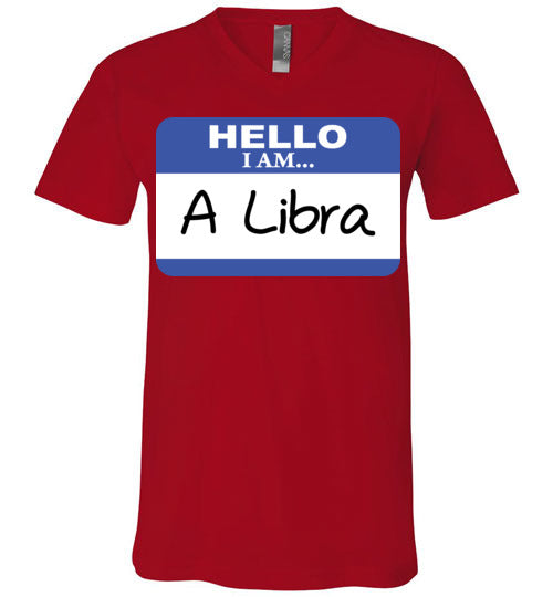 A Libra. Adult. Unisex Vneck