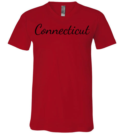 Connecticut. Adult. Unisex Vneck