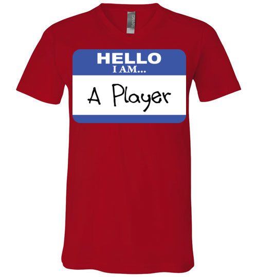 A Player. Adult. Unisex Vneck