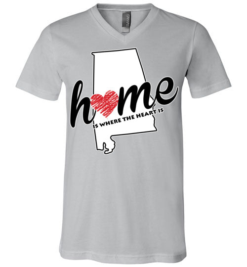 Alabama Home. Adult. Unisex Vneck