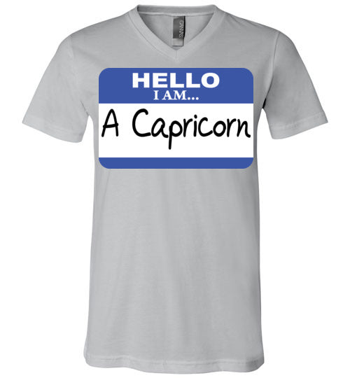 A Capricorn. Adult. Unisex Vneck