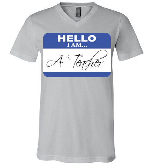A Teacher. Unisex Vneck