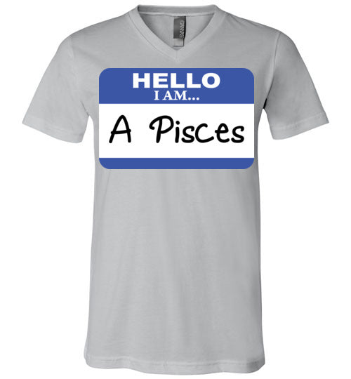 A Pisces. Adult. Unisex Vneck