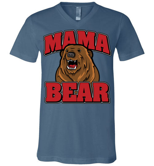 Mama Bear. Adult. Unisex Vneck