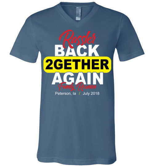 Rassler Back 2gether. Adult. Unisex Vneck