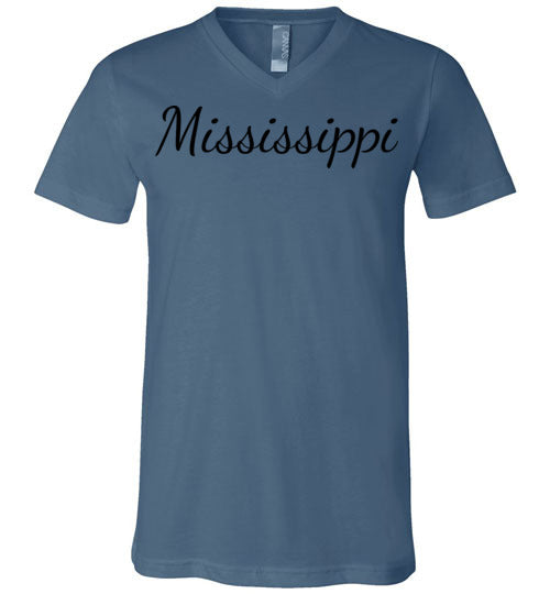 Mississippi. Adult. Unisex Vneck
