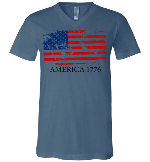 America 1776. Adult. Unisex Vneck