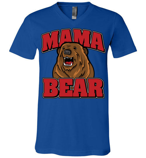 Mama Bear. Adult. Unisex Vneck