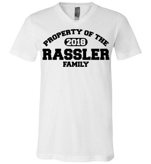 Property of Rassler Family. Adult. Vneck