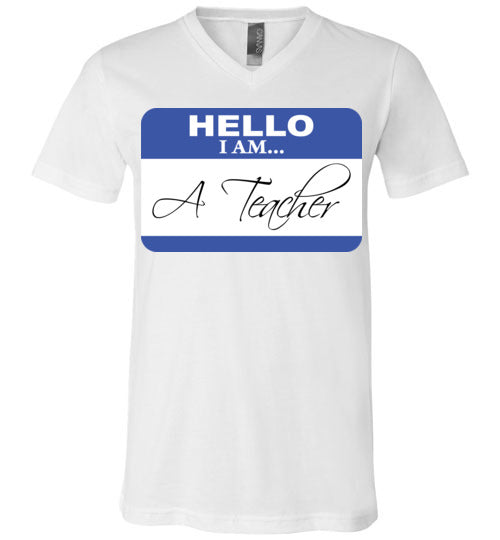A Teacher. Unisex Vneck