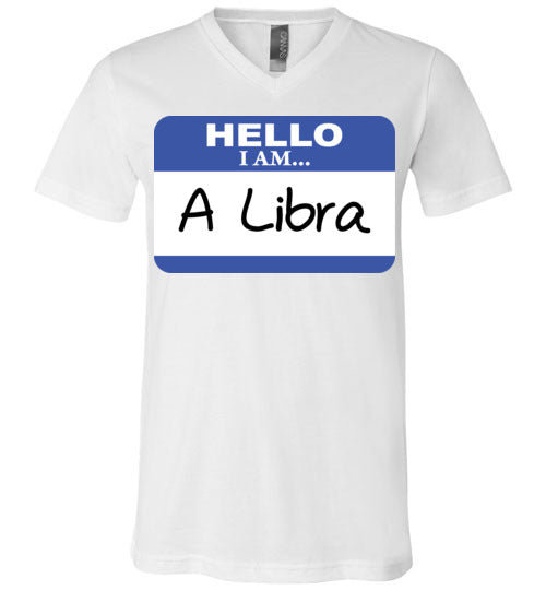 A Libra. Adult. Unisex Vneck