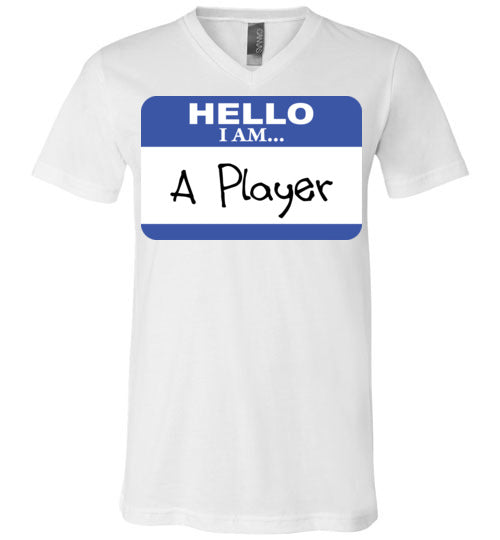 A Player. Adult. Unisex Vneck
