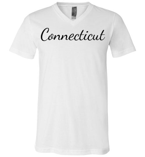Connecticut. Adult. Unisex Vneck