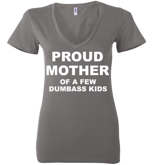 Proud Mother. Adult. Ladies Deep Vneck