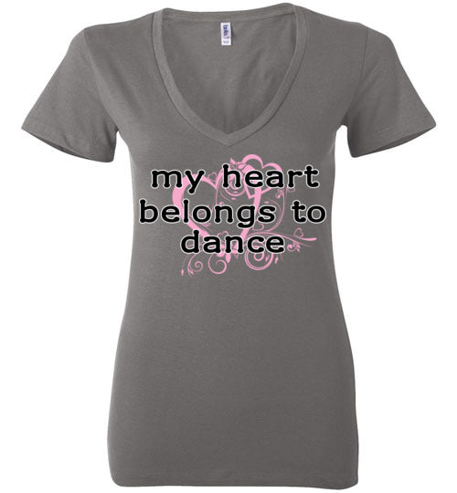 My Heart ... Adult. Ladies Deep Vneck