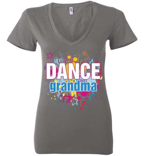 Dance Grandma. Ladies Deep Vneck
