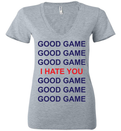 Good Game. Adult. Ladies Deep Vneck