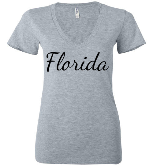 Florida. Adult. Ladies Deep Vneck