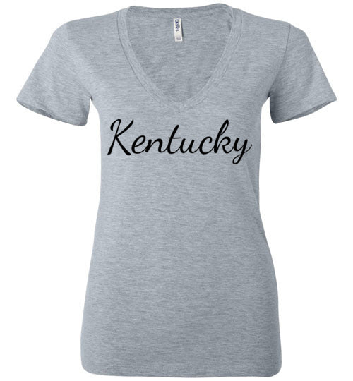 Kentucky. Adult. Ladies Deep Vneck
