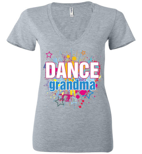 Dance Grandma. Ladies Deep Vneck