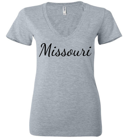 Missouri. Adult. Ladies Deep Vneck