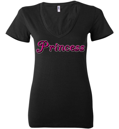 Princess. Adult. Ladies Deep Vneck