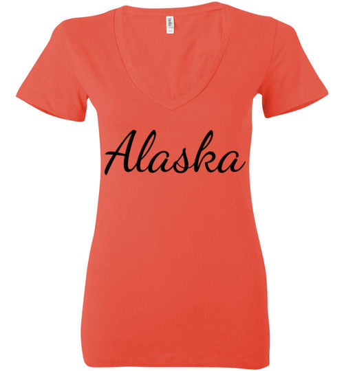 Alaska. Adult. Ladies Deep Vneck