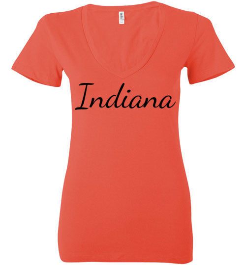 Indiana. Adult. Ladies Deep Vneck