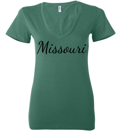 Missouri. Adult. Ladies Deep Vneck
