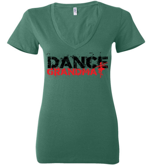 Dance Grandma. Ladies Deep Vneck