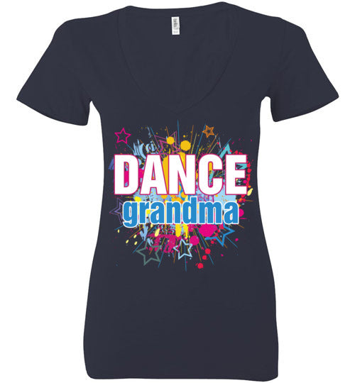 Dance Grandma. Ladies Deep Vneck