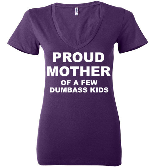 Proud Mother. Adult. Ladies Deep Vneck