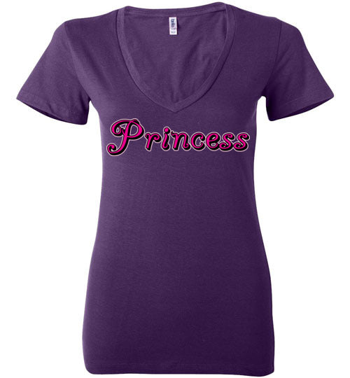 Princess. Adult. Ladies Deep Vneck