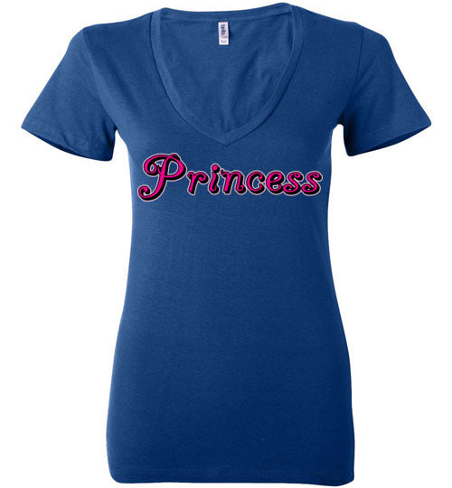 Princess. Adult. Ladies Deep Vneck