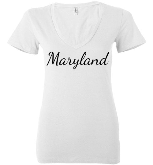 Maryland. Adult. Deep Vneck
