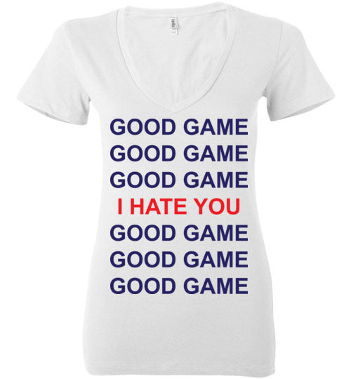 Good Game. Adult. Ladies Deep Vneck