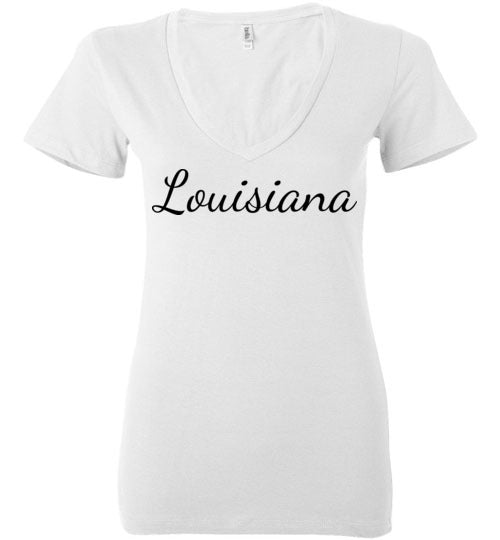 Louisana. Adult. Ladies Deep Vneck
