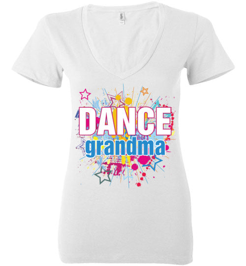 Dance Grandma. Ladies Deep Vneck