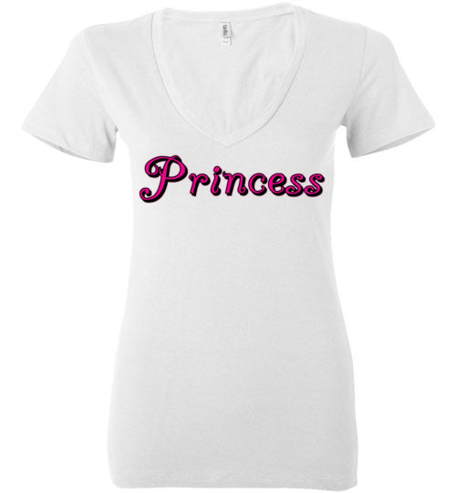 Princess. Adult. Ladies Deep Vneck