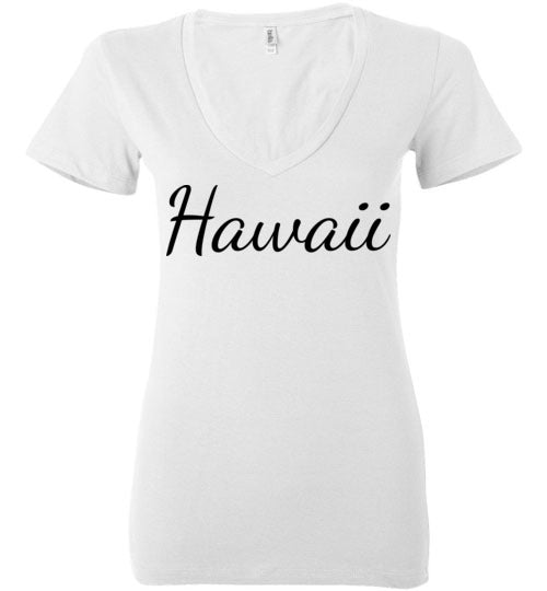 Hawaii. Adult. Ladies Deep Vneck