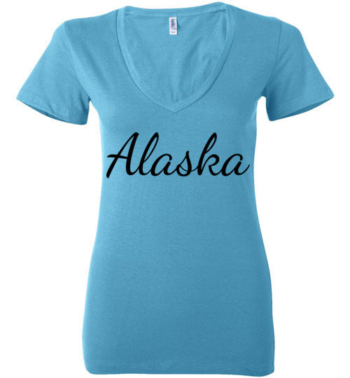 Alaska. Adult. Ladies Deep Vneck
