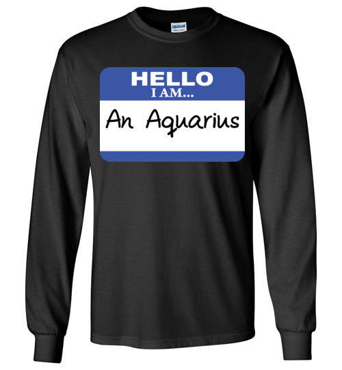 An Aquarius. Youth. LS Tshirt