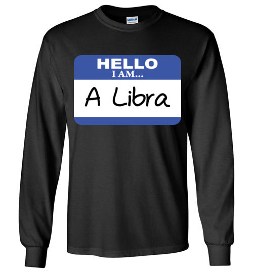 A Libra. Adult. LS Tshirt