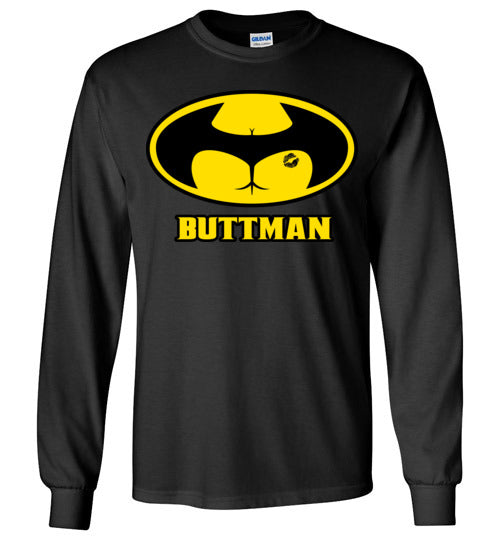 Buttman Lips. Adult. LS Tshirt