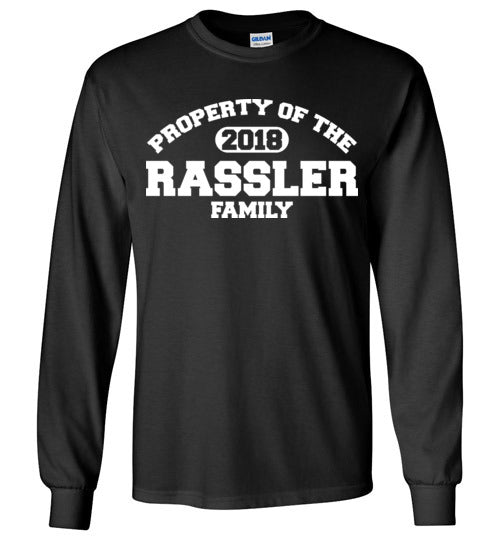 Property of Rassler. youth. LS Tshirt