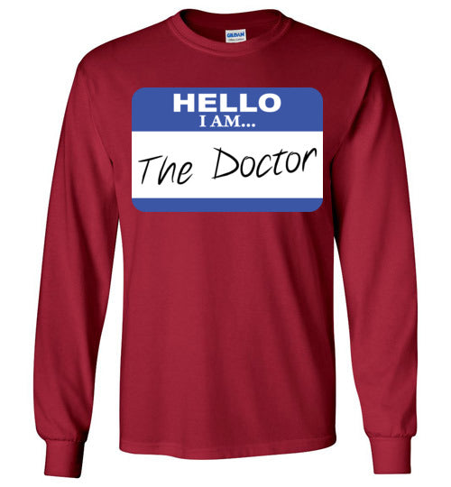 The Doctor. Adult. LS Tshirt