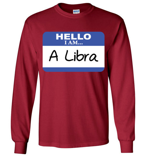 A Libra. Adult. LS Tshirt