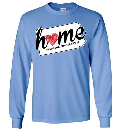 Pennsylvania Home. Adult. LS Tshirt